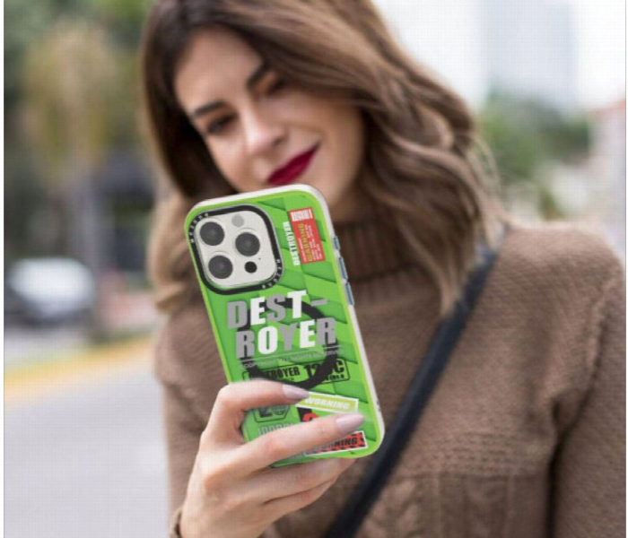 Mezone Destroyer Magnetic Phone Case For Iphone 14 Pro Yellow Green - Zoom Image 5