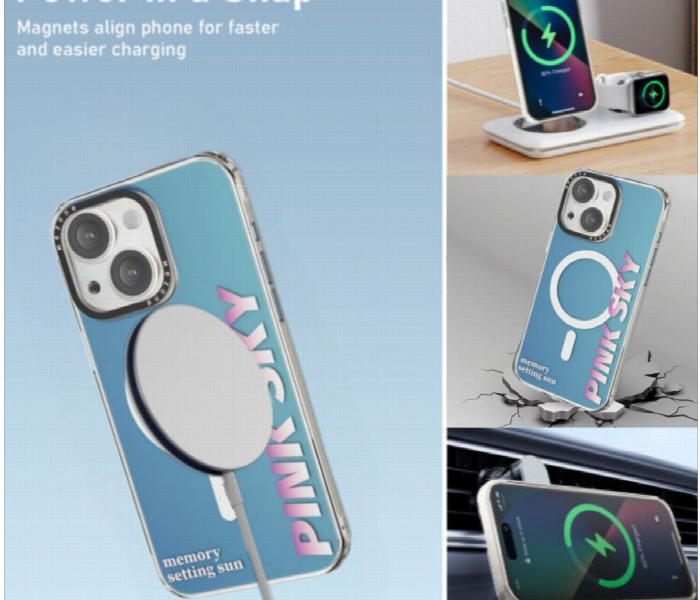 Mezone Memory Magnetic Case Iphone 15 Pink - Zoom Image 3