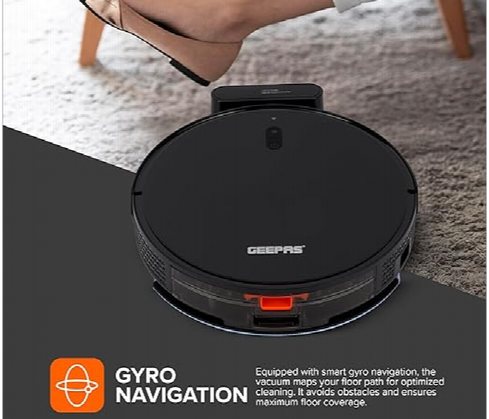 Geepas Grvc19057 2 In 1 Wet And Dry Robotic Vacuum Cleaner - Zoom Image 6