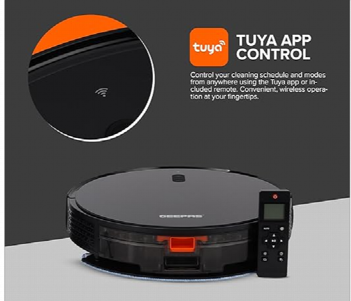 Geepas Grvc19057 2 In 1 Wet And Dry Robotic Vacuum Cleaner - Zoom Image 7