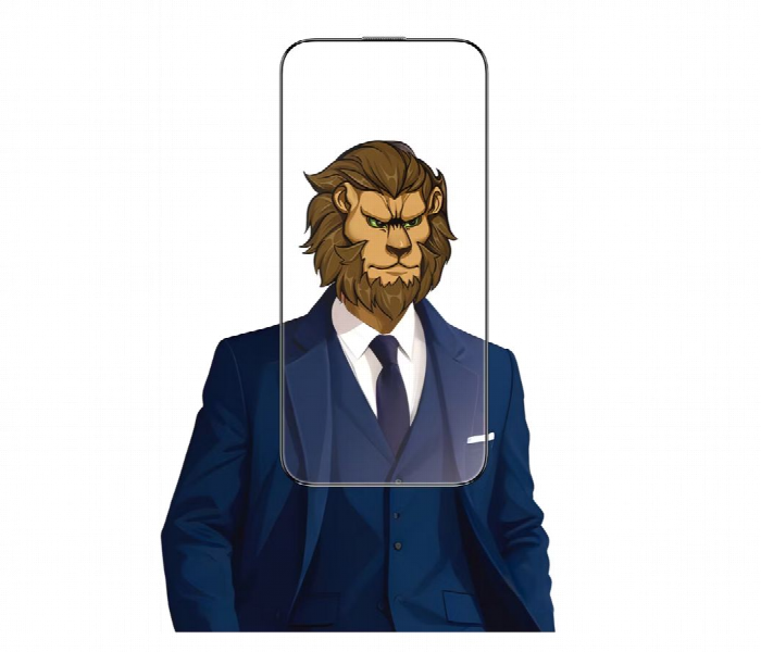Green Lion Picasso 3D Glass With Alignment Tray Iphone 16Pro Clear - Zoom Image 1