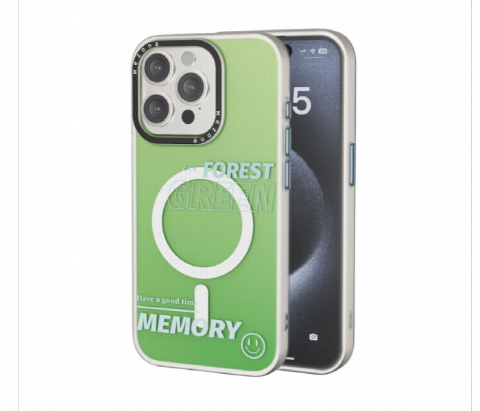 Mezone Memory Magnetic Case Iphone 14 Pro Green - Zoom Image 1