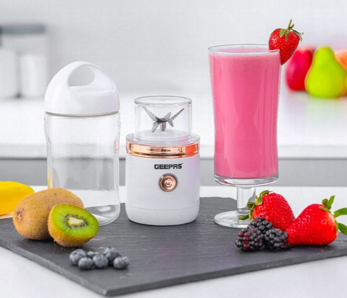 Geepas Gsb44058 420Ml Capacity Single Click Operation Rechargeable Portable Blender - Zoom Image 1