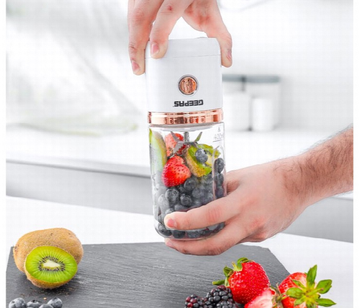 Geepas Gsb44058 420Ml Capacity Single Click Operation Rechargeable Portable Blender - Zoom Image 7