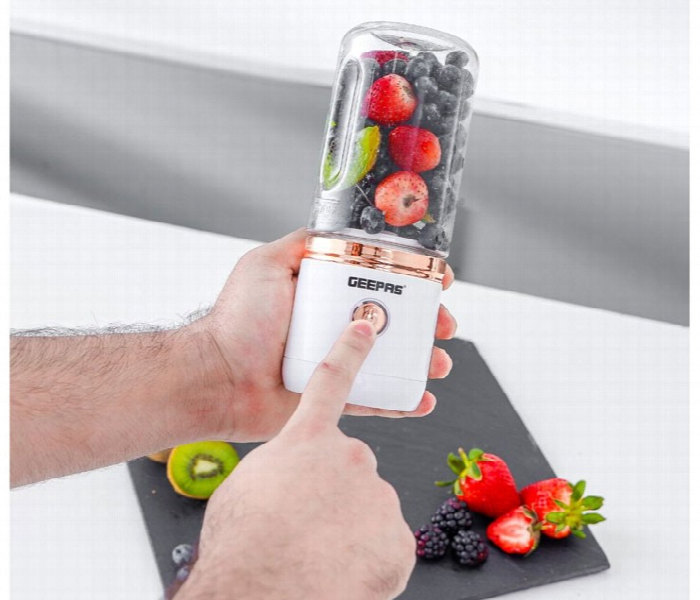 Geepas Gsb44058 420Ml Capacity Single Click Operation Rechargeable Portable Blender - Zoom Image 6