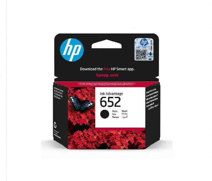 Hp 652 Ink Cartridge Black     Hp652B - Zoom Image