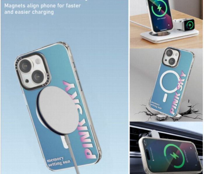 Mezone Memory Magnetic Case Iphone 14 Pink - Zoom Image 4