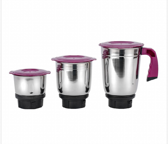 Geepas Gsb44087 650W Powerful 3 In 1 Mixer Grinder Copper Motor Stainless Steel Jars - Zoom Image 4