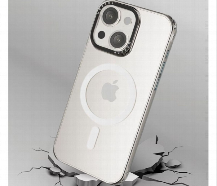 Mezone Clear Magnetic Case Iphone 15  White - Zoom Image 3