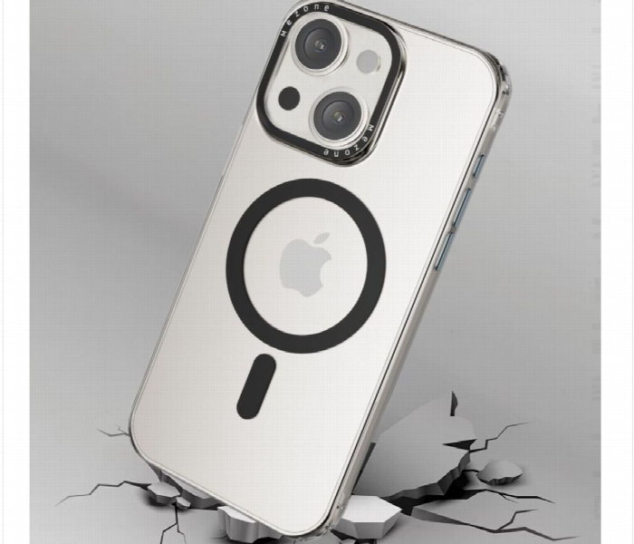 Mezone Clear Magnetic Case Iphone 14  Black - Zoom Image 3