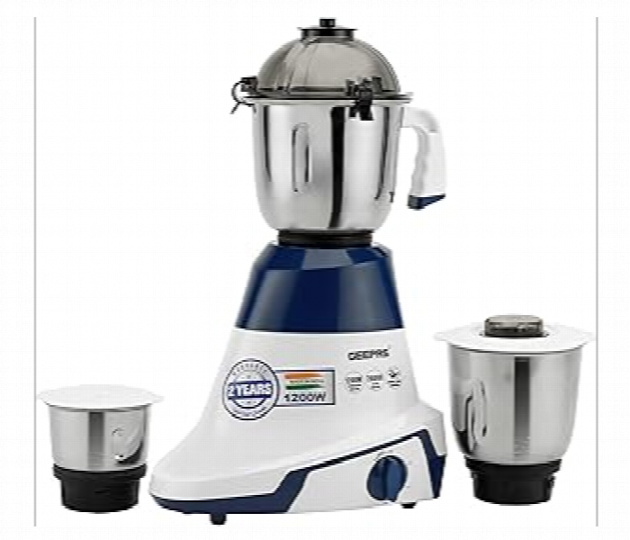 Geepas Gsb44088 3 In 1 1200W Stainless Steel Mixer Grinder - Zoom Image 1