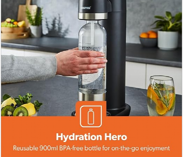 Geepas Gsm63079Uk 900 Ml Capacity Soda Maker With No  Electricity Requirement And Environment Friendly - Zoom Image 6