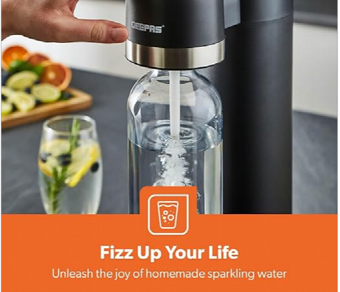 Geepas Gsm63079Uk 900 Ml Capacity Soda Maker With No  Electricity Requirement And Environment Friendly - Zoom Image 4