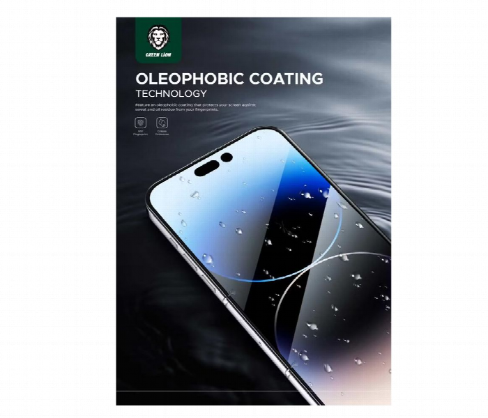 Green Lion 3D Curved Pro Screen Protector For Iphone 15 Pro  Clear - Zoom Image 4