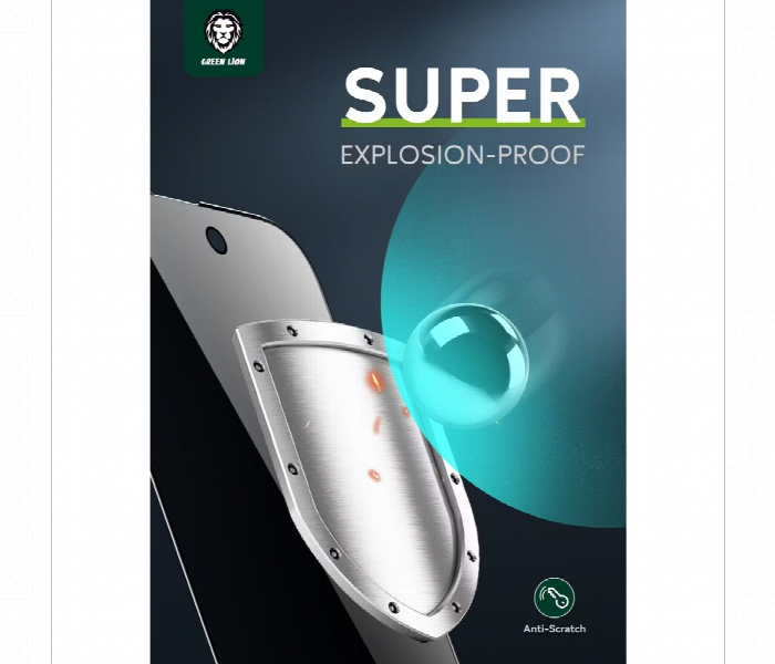 Green Lion 9H Steve Privacy Full Glass Screen Protector For Iphone 14 Pro 6.1 Inch Black - Zoom Image 3