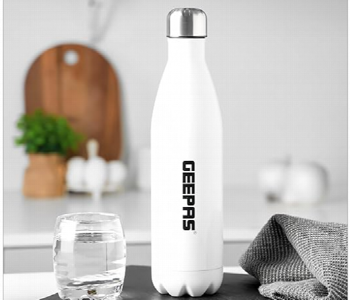 Geepas Gvf27020 750Ml Stainless Steel Vacuum Flask Double Wall Insulation And Comfortable To Hold - Zoom Image 2