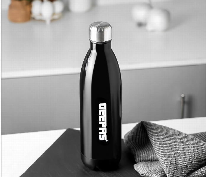 Geepas Gvf27021 1L Stainless Steel Vacuum Flask With Double Wall Insulation And Easy To Carry - Zoom Image 6