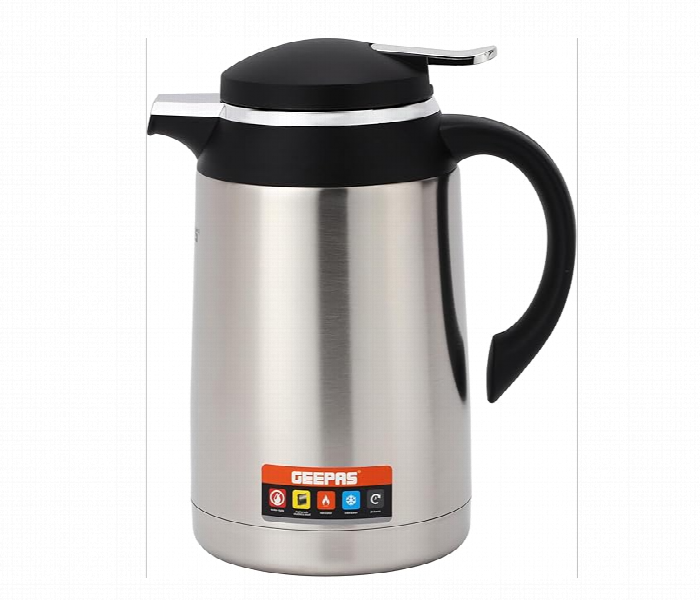 Geepas Gvf27023 1.3L Stainless Steel Vacuum Flask For 24 Hours Suitable And Comfortable To Hold And Carry - Zoom Image 1