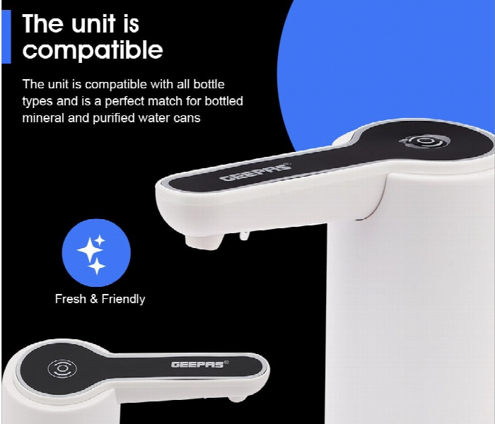 Geepas Gwd17034 Rechargeable Mini Water Dispenser With Simple 2 Step Installation - Zoom Image 7