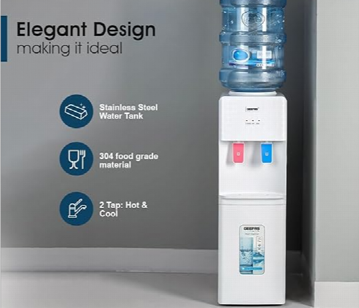 Geepas Gwd8326 Water Dispenser With Hot And Cold Function Compressor - Zoom Image 3