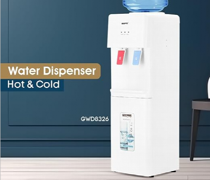 Geepas Gwd8326 Water Dispenser With Hot And Cold Function Compressor - Zoom Image 2