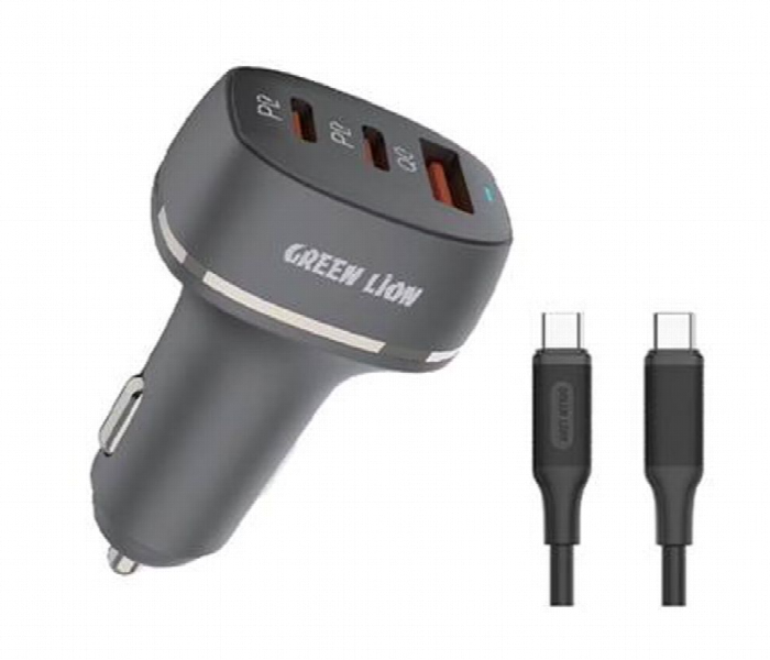 Green Lion Dual Pd And Qc 3.0 50W Car Charger With Usb C To Usb C Cable - Zoom Image 1