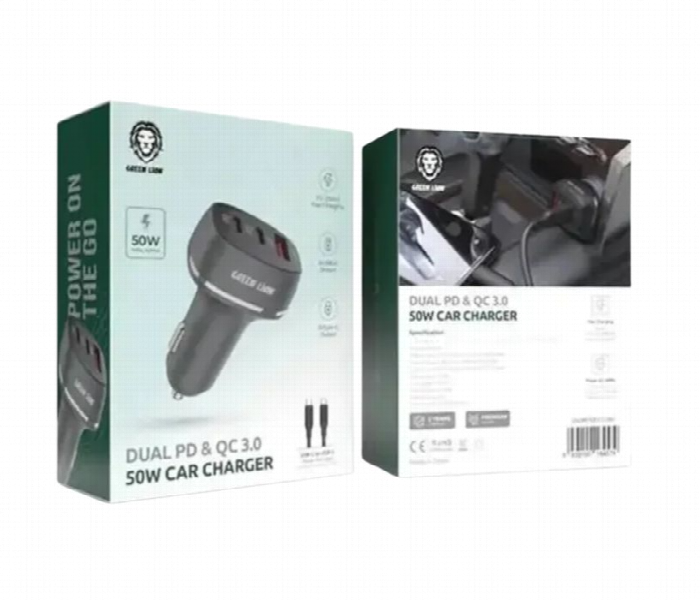 Green Lion Dual Pd And Qc 3.0 50W Car Charger - Zoom Image 2