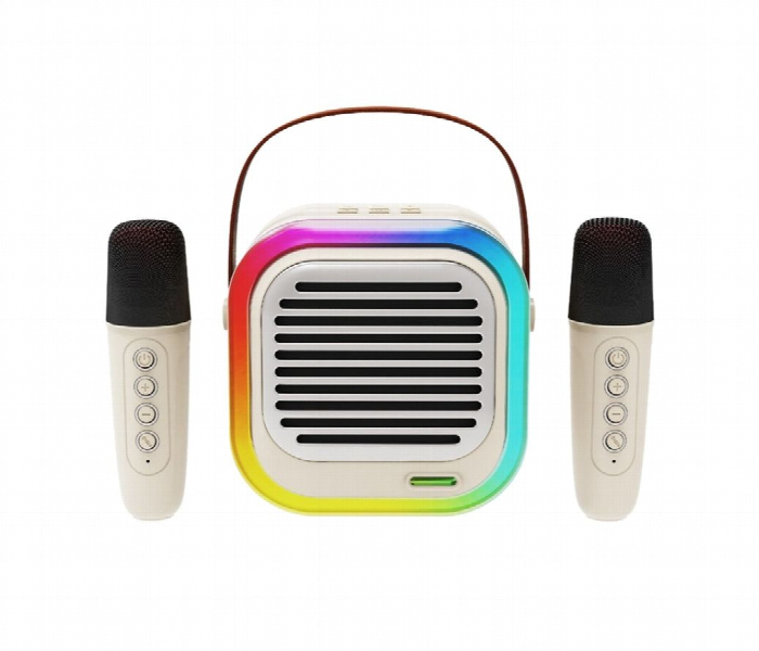 Green Lion Duet Echo Karoke Speaker Beige - Zoom Image 1