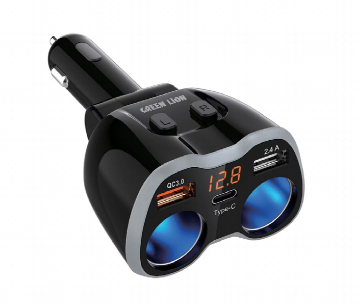 Green Lion Multi Port Car Charger Adapter 120W - Zoom Image 1