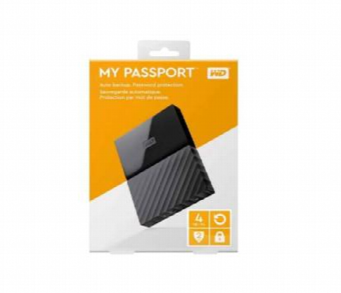 Wd My Passport 4Tb External Hard Drive - Zoom Image