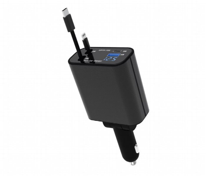 Green Lion Retractable 120W Car Charger - Zoom Image 1
