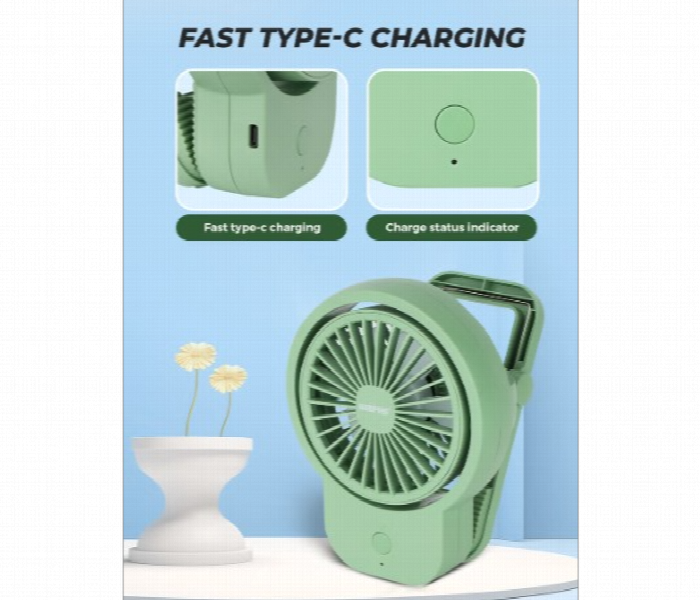Geepas Gf21221 Mini Rechargeable Clip Fan With 3 Speed Control And  Up To 8 Hours Runtime - Zoom Image 5