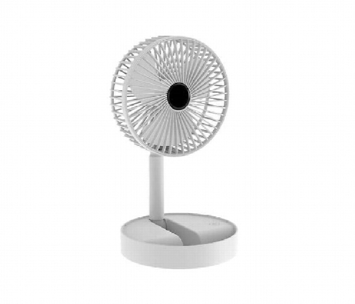 Telescopic Folding Fan White      Tlscpcfan - Zoom Image