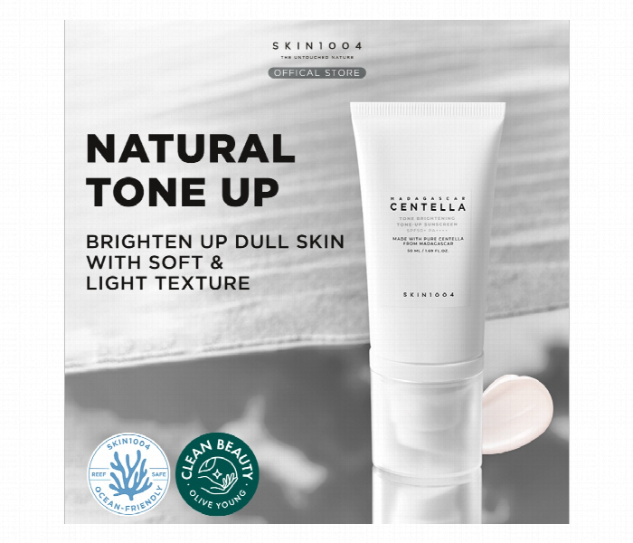 Skin1004 Centella Tone Brightening Tone Up Sunscreen Spf50 - Zoom Image 3