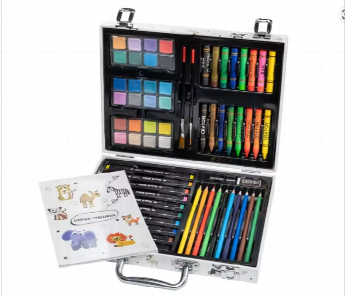 64 Pieces Kids Art Drawing Set With Mini Suitcase For Children Art And Craft Drawing And Painting Kit 64 Pieces - Zoom Image 4