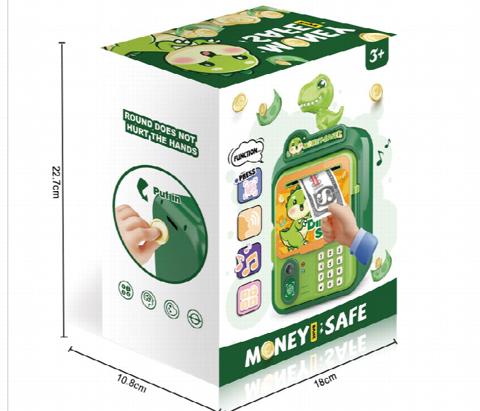 Charming Plastic Money Bank For Kids Stylish Coin Savings Secure Storage Safe And Durable - Zoom Image 4