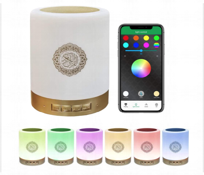 Portable Quran Speaker With Remote Control Rechargeable Battery And Bluetooth Islamic Audio Player For Learning - Zoom Image 2