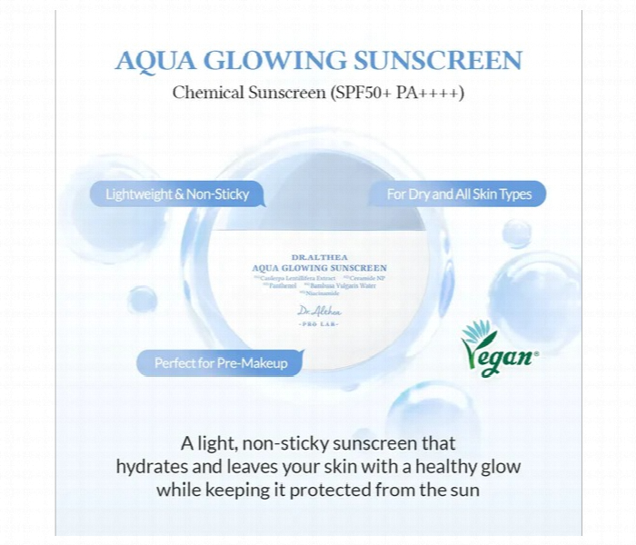 Dr Althea Aqua Glowing Sunscreen - Zoom Image 1