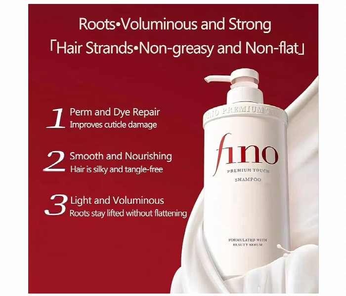 Fino Premium Touch Shampoo And Repair Damaged Hair - Zoom Image 1