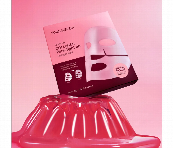 Eqqualberry Collagen Pore Tight Up Hydrogel Mask - Zoom Image 1