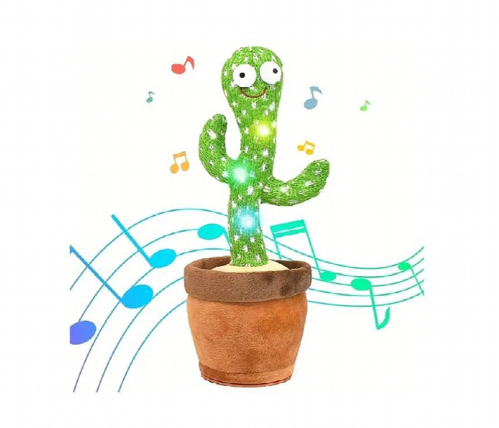 Dancing Singing Talking Cactus Plush Toy - Zoom Image