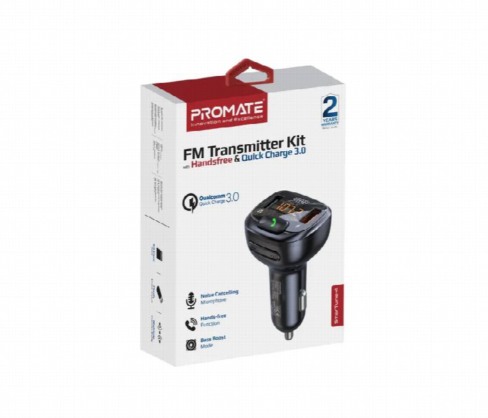 Fm Transmitter Kit With Handsfree And Quick Charge 3.0  Prmtfm30 - Zoom Image