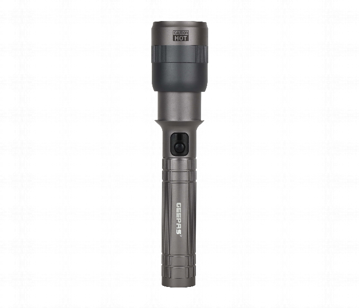 Geepas Gfl51081Z 60W Digital Zoomable Led Flashlight Laser With 15 Hours Continuous Working - Zoom Image 1