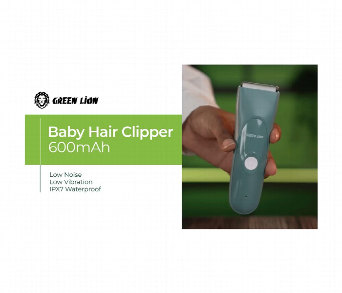 Green Lion Baby Hair Clipper 600Mah Green - Zoom Image 4