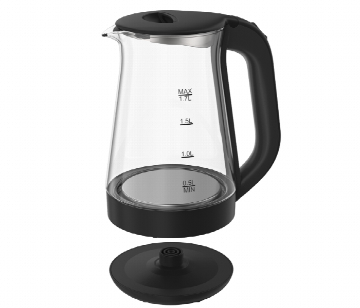 Clikon Ck5147   1.7L 1850W 2200W Glass Body Electric Cordless Kettle With Auto Cut Off Function - Zoom Image 2