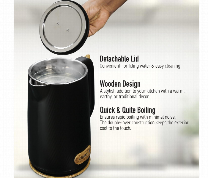 Clikon Ck5156 1.8L 1500W Stainless Steel Fast Boil Electric Kettle With Overheating Protection - Zoom Image 3