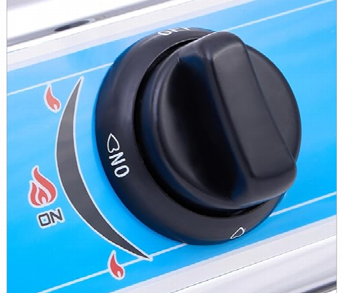 Clikon Ck2141  Stainless Steel Double Burner Gas Stove - Zoom Image 4