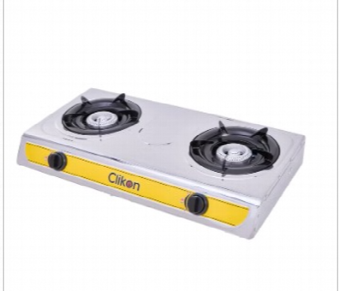 Clikon Ck2144 2 Burner Stainless Steel Gas Stove Cooktop - Zoom Image 2
