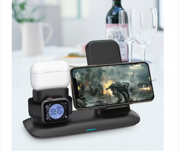 Porodo 4 In 1 Charging Hub For Airpods 1Or2 Or3 And Airpods Pro - Zoom Image 4