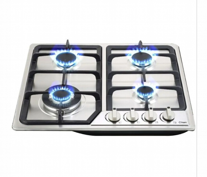 Clikon Ck4293 4 Burners Stainless Steel Gas Hob - Zoom Image 1